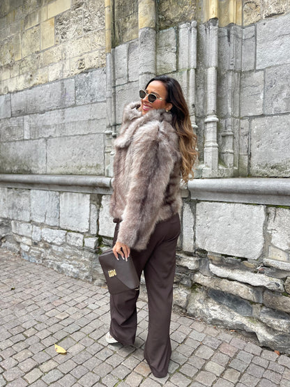 Magical Faux Fur Taupe