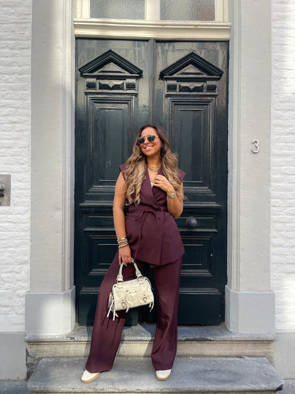 Love Story Gilletje Blazer/Dress Burgundy