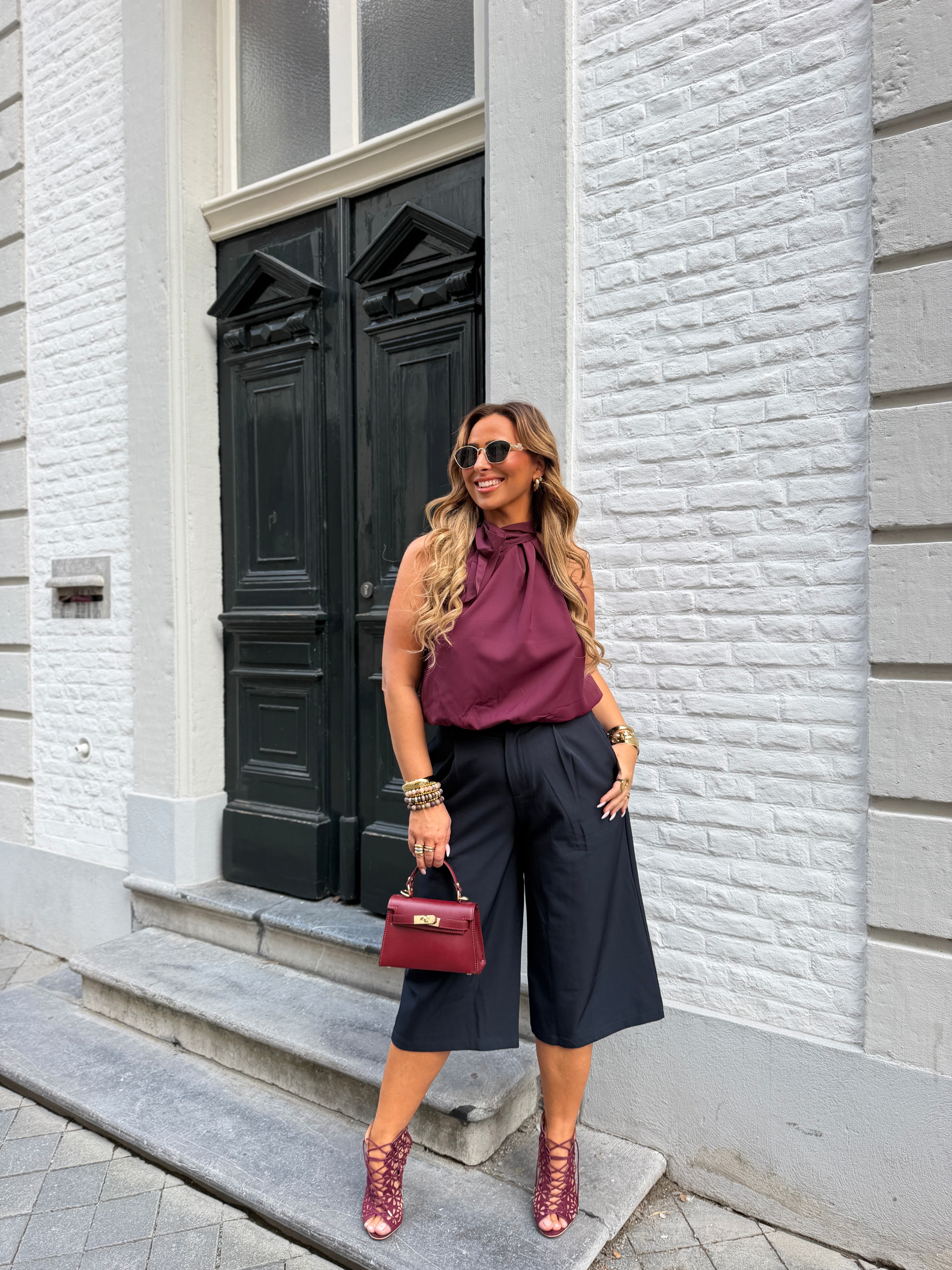 Gaya Top Burgundy