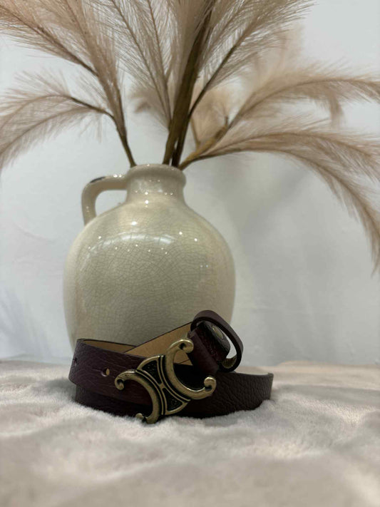 Love Is Yours Belt Bordeaux Small