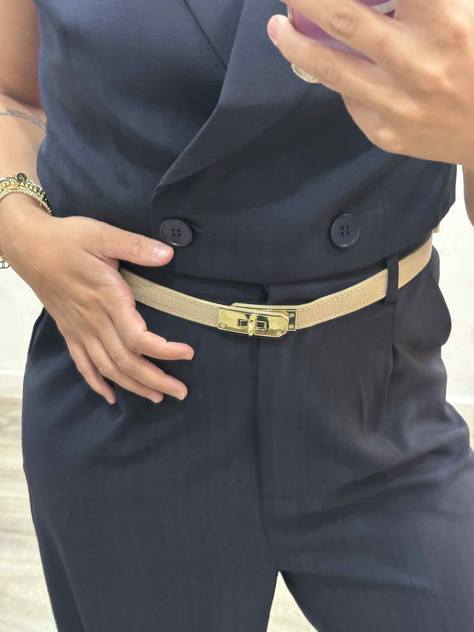 Love Story Belt Taupe