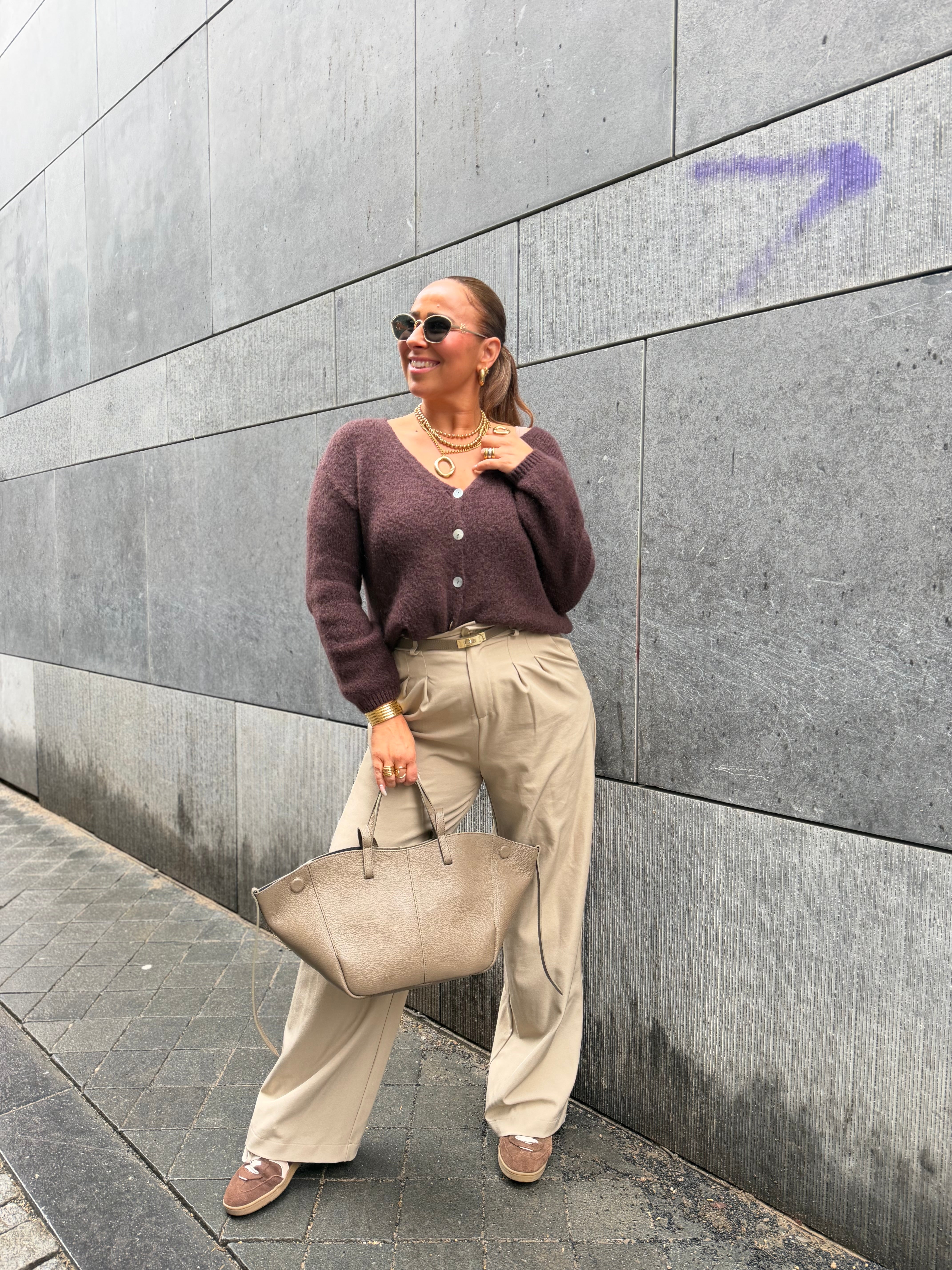 Love The Vibes Cardigan Brown