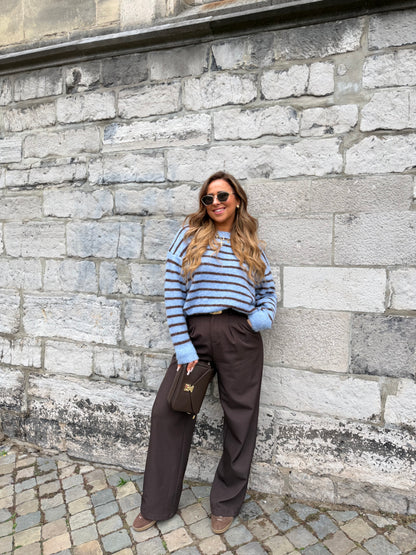 Light Blue Stripe Sweat