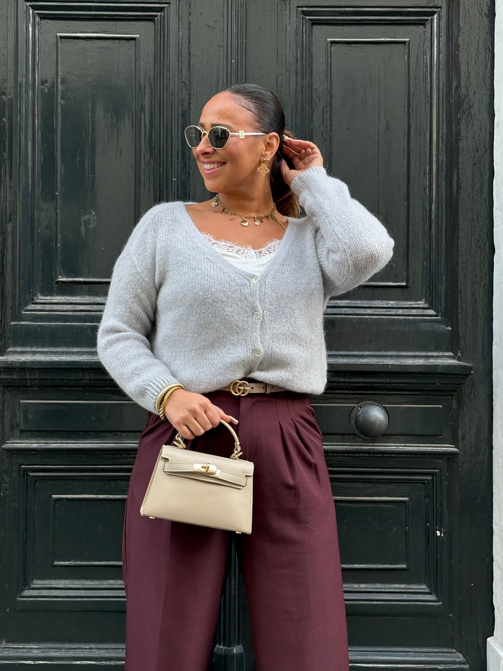 Love The Vibes Cardigan Grey