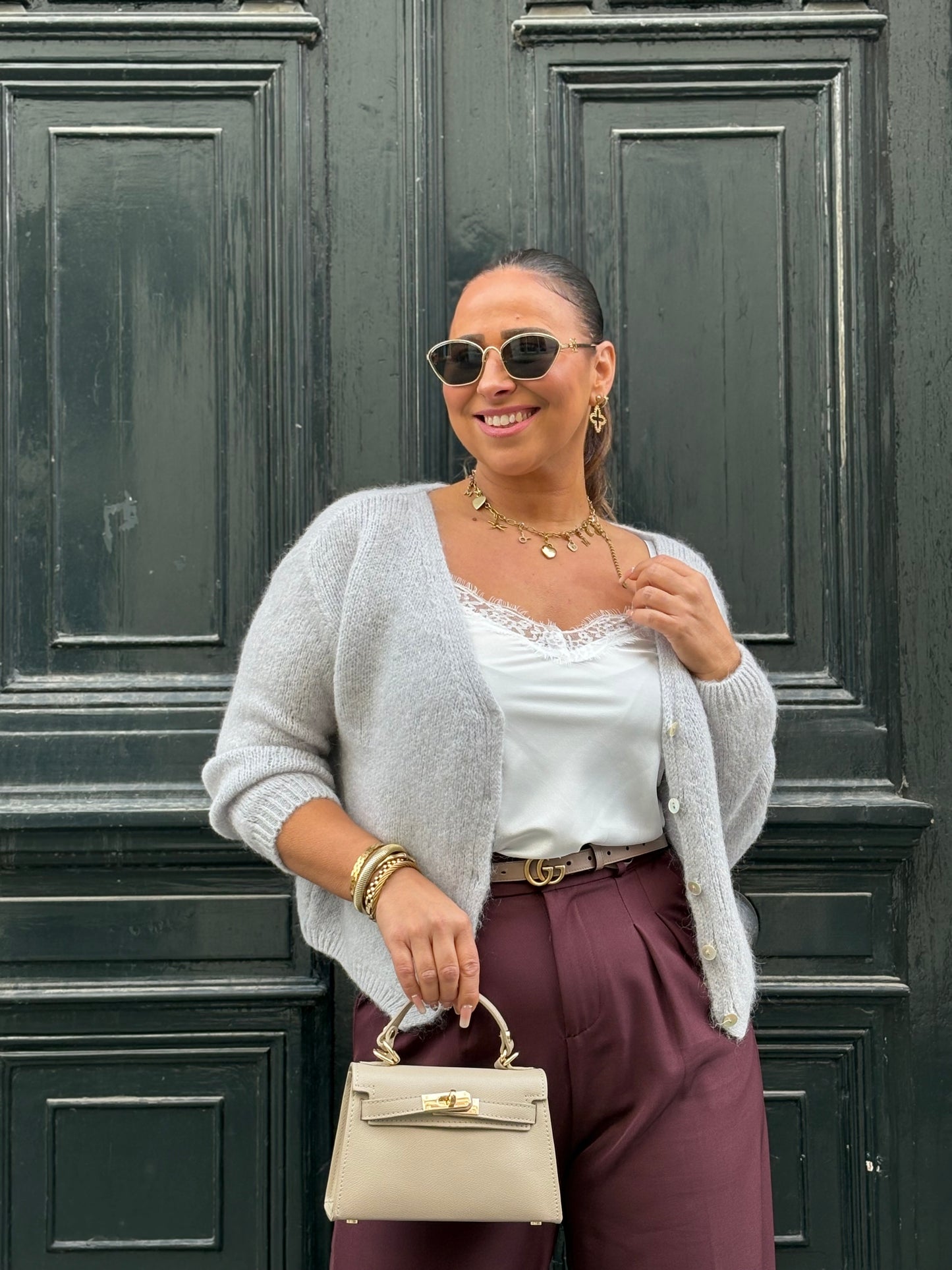 Love The Vibes Cardigan Grey