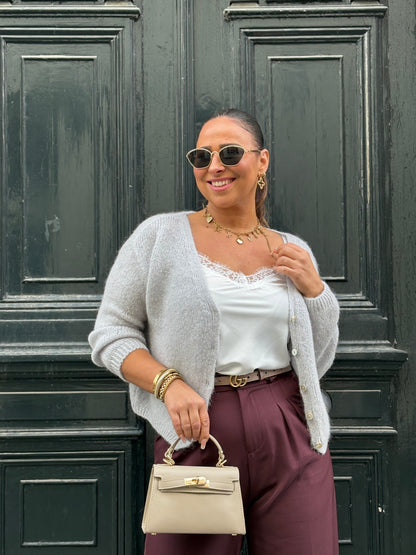 Love The Vibes Cardigan Grey