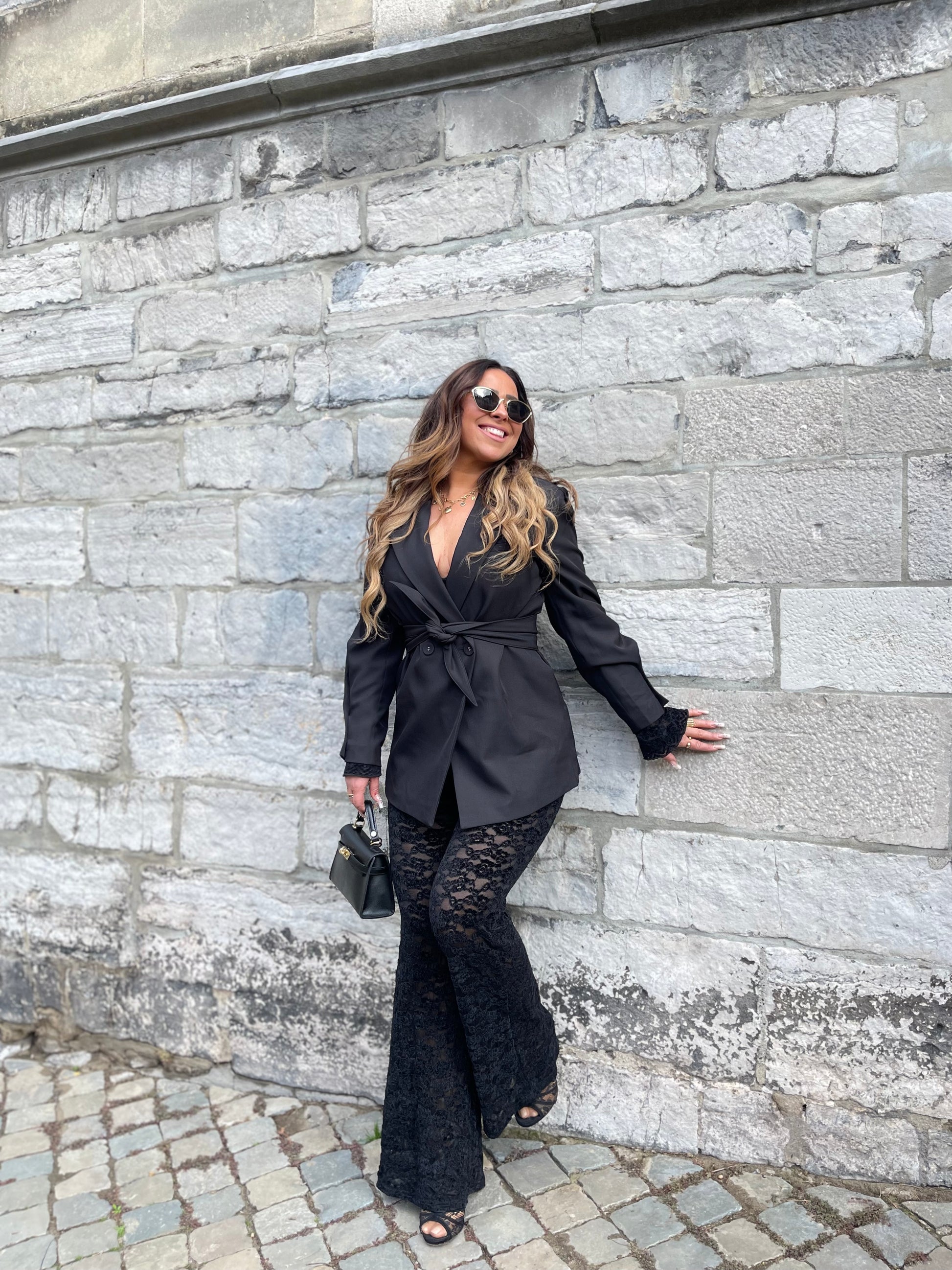 Midnight Lover Lace Pants Black - MyBajka