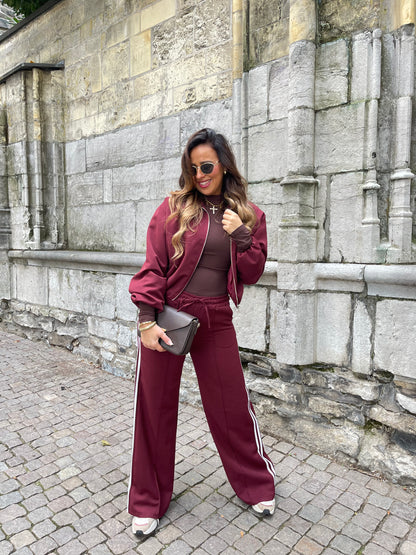 In The Style Jacket Burgundy