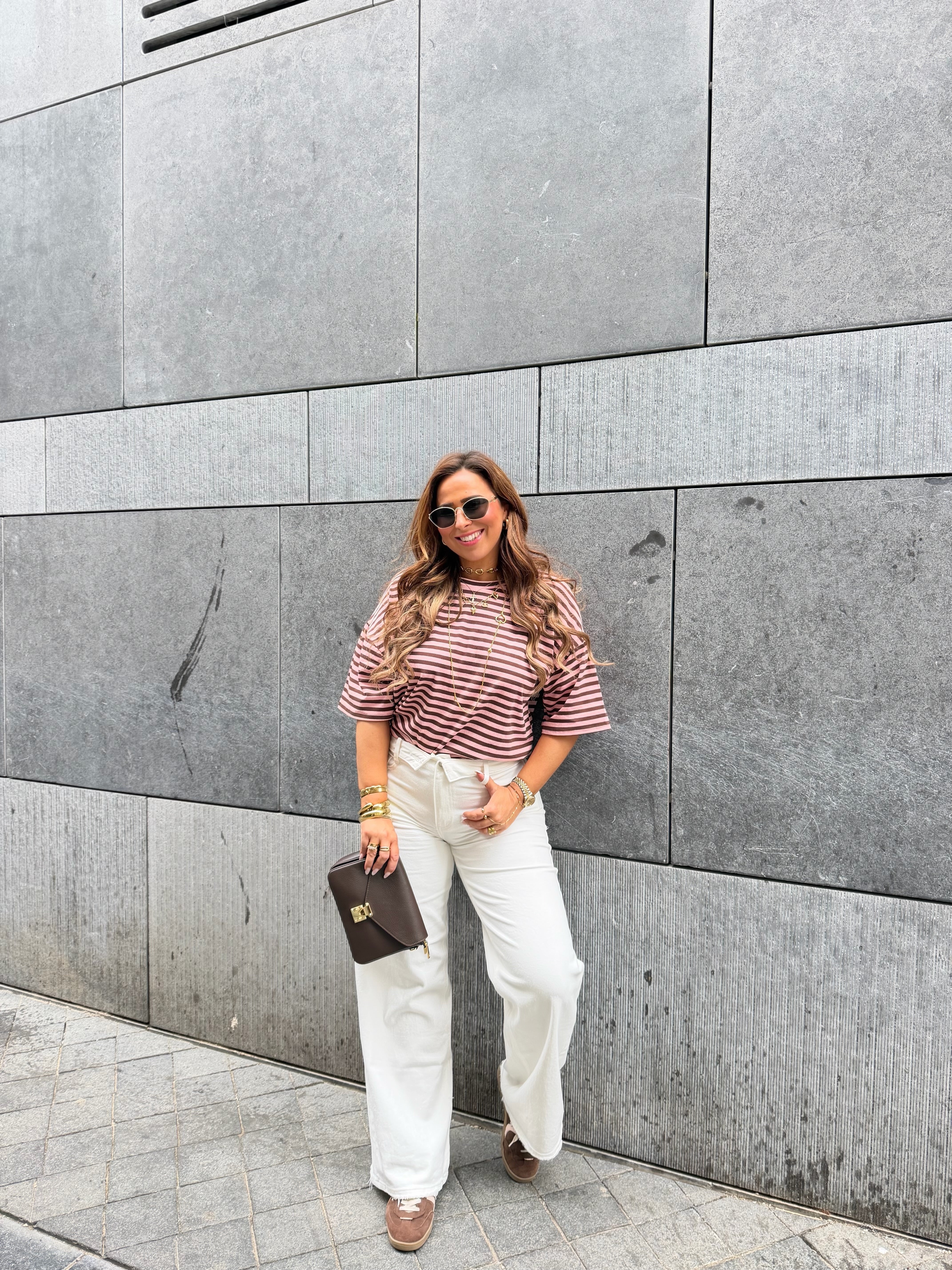 Folded Jeans White