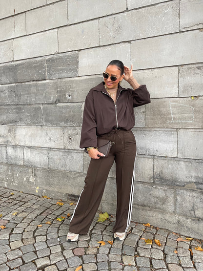 In The Style Jogger Brown