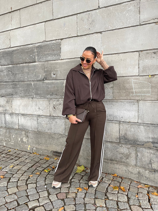 In The Style Jogger Brown