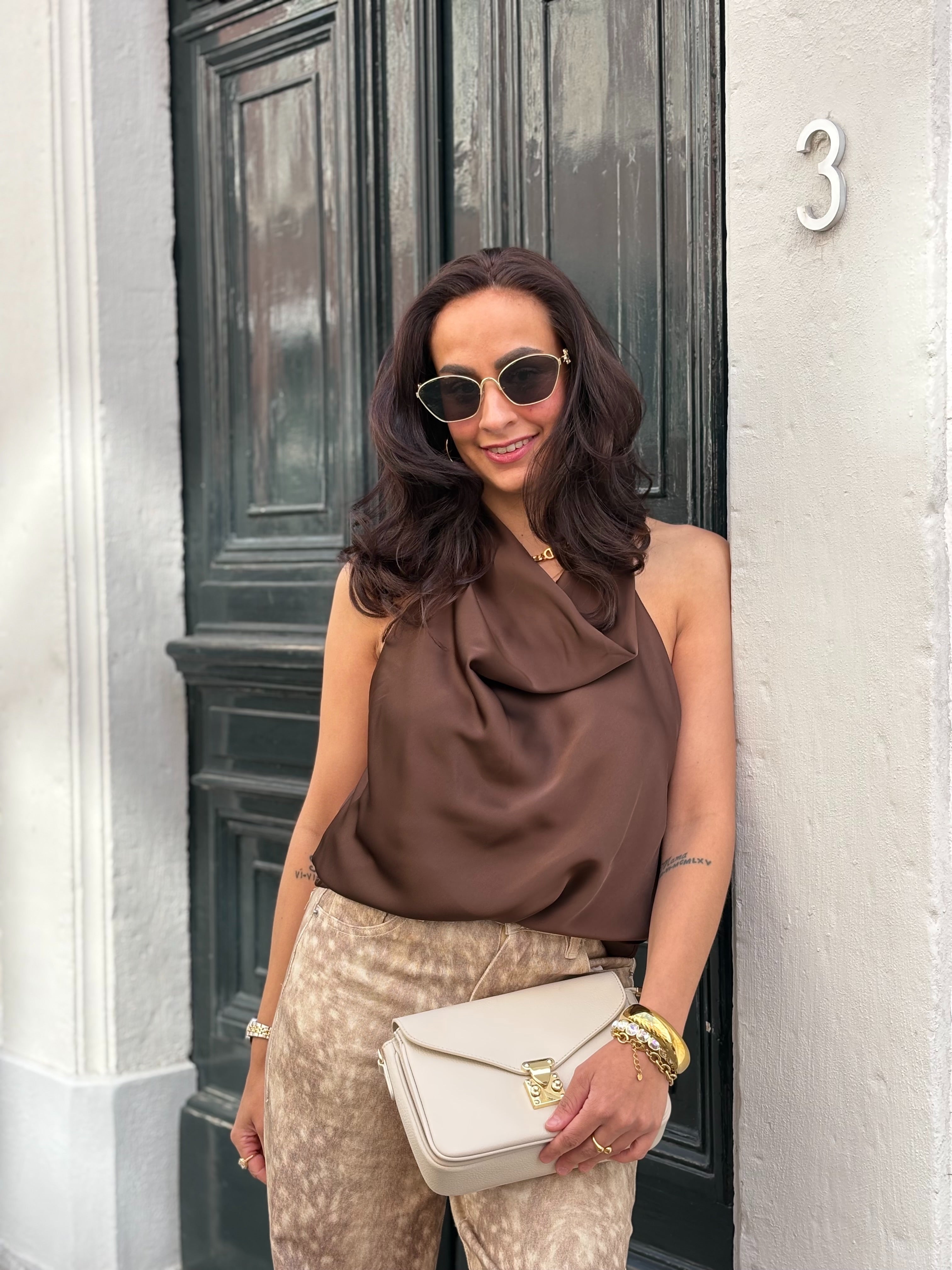 Desire Top Brown