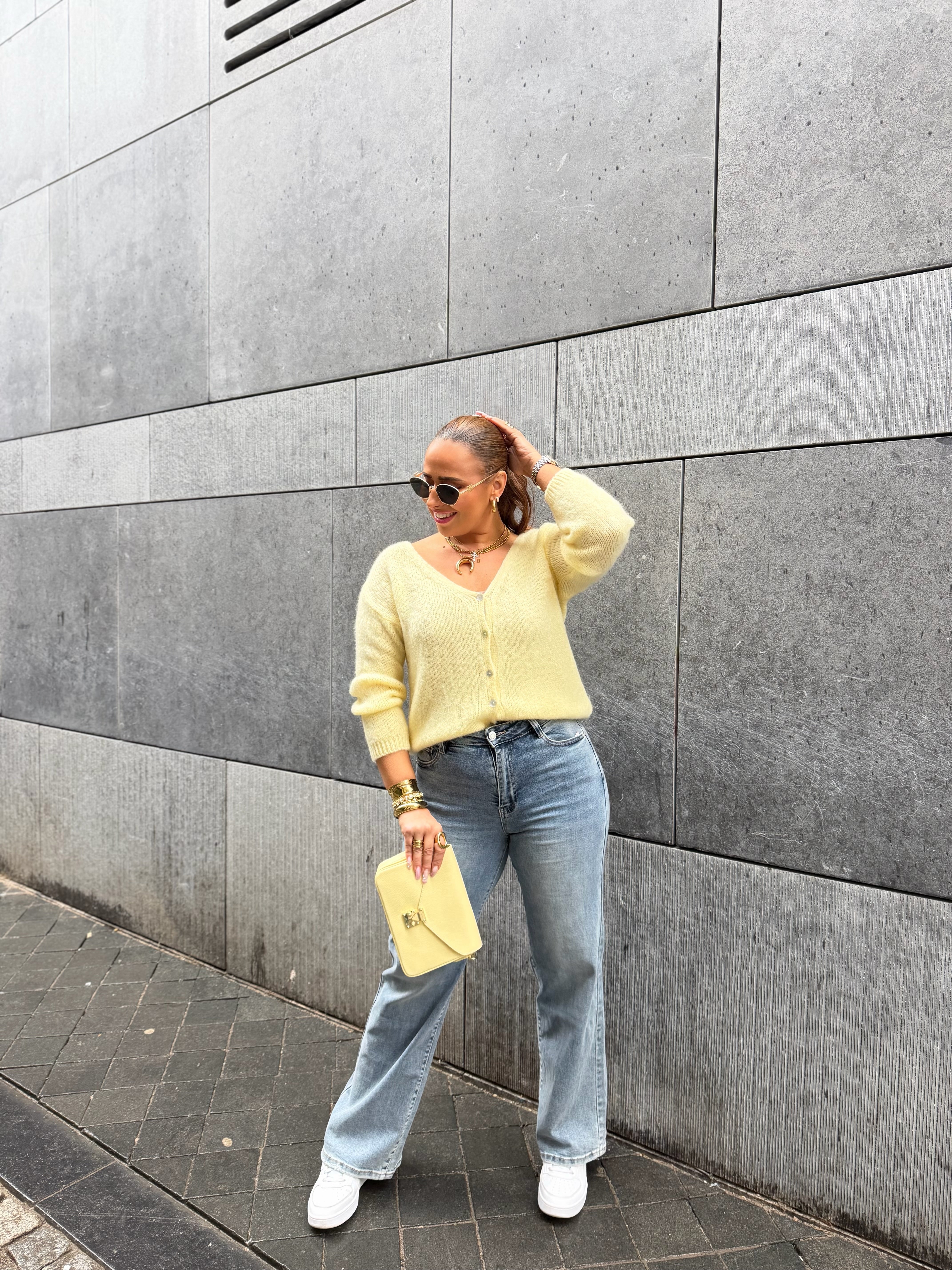 Love The Vibes Cardigan Butter Yellow