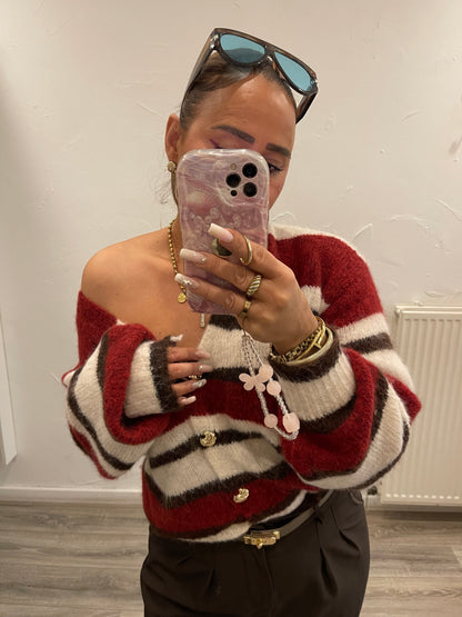 She Is All Around Wine Red