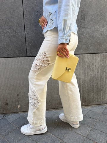 Boho Jeans White