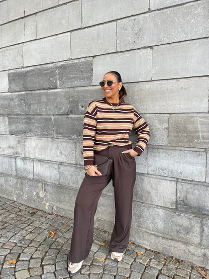 Camel Stripe Long