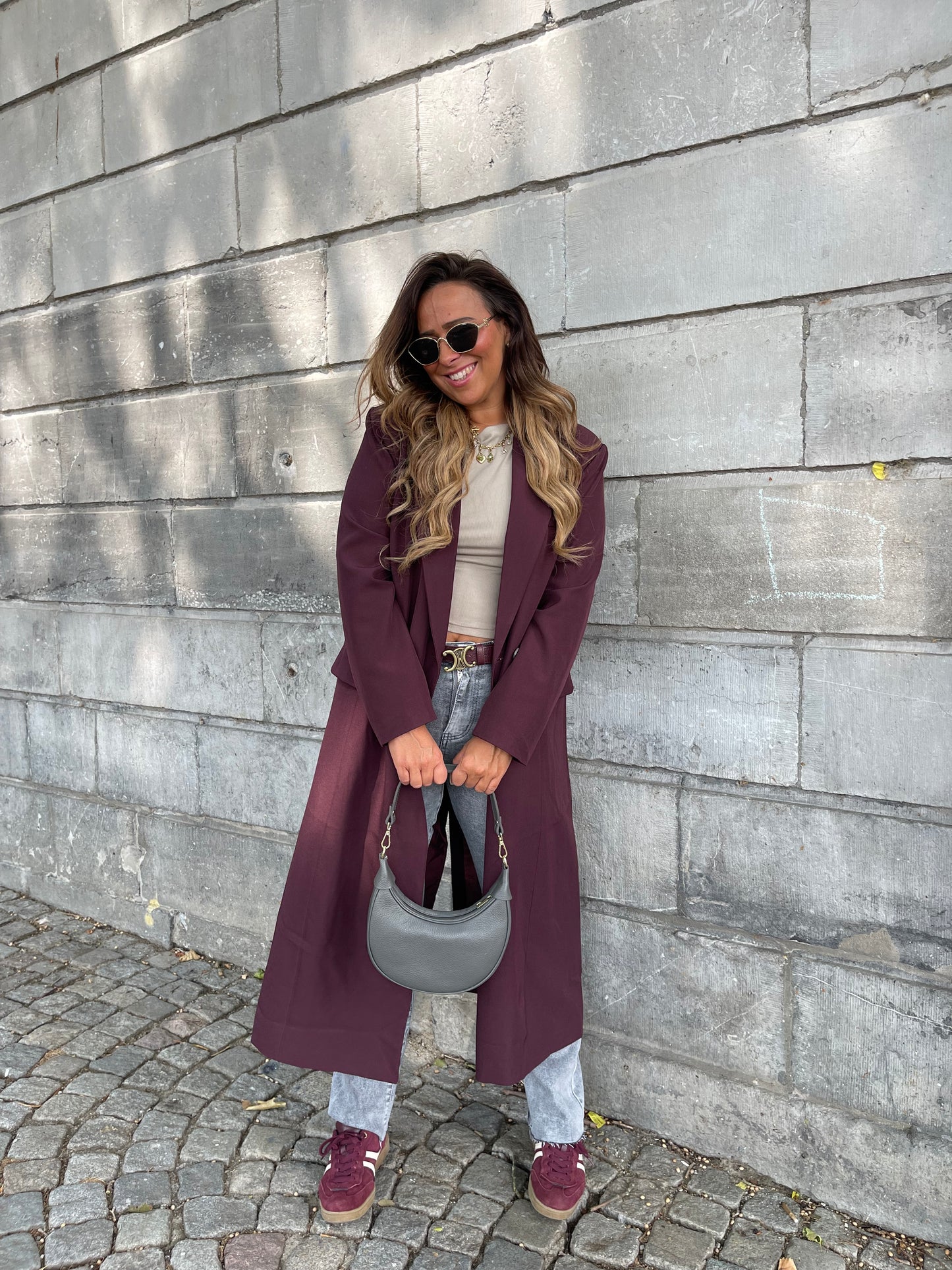 Love Story Coat Burgundy
