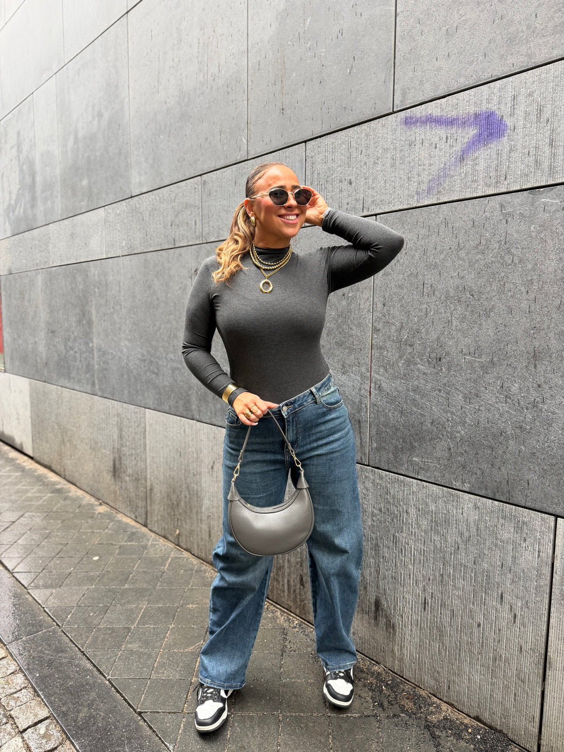 Ballon Jeans Dark Blue Short Fit