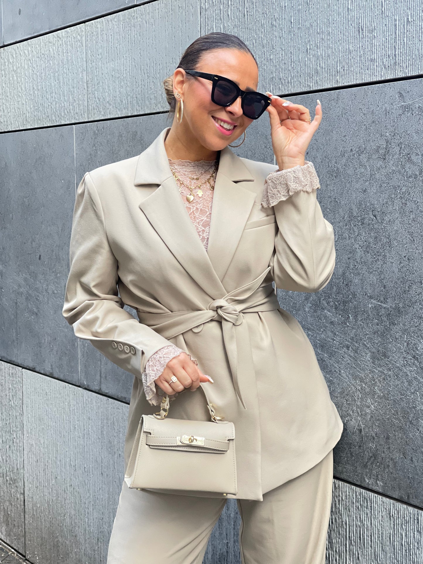 Love Story Blazer Taupe