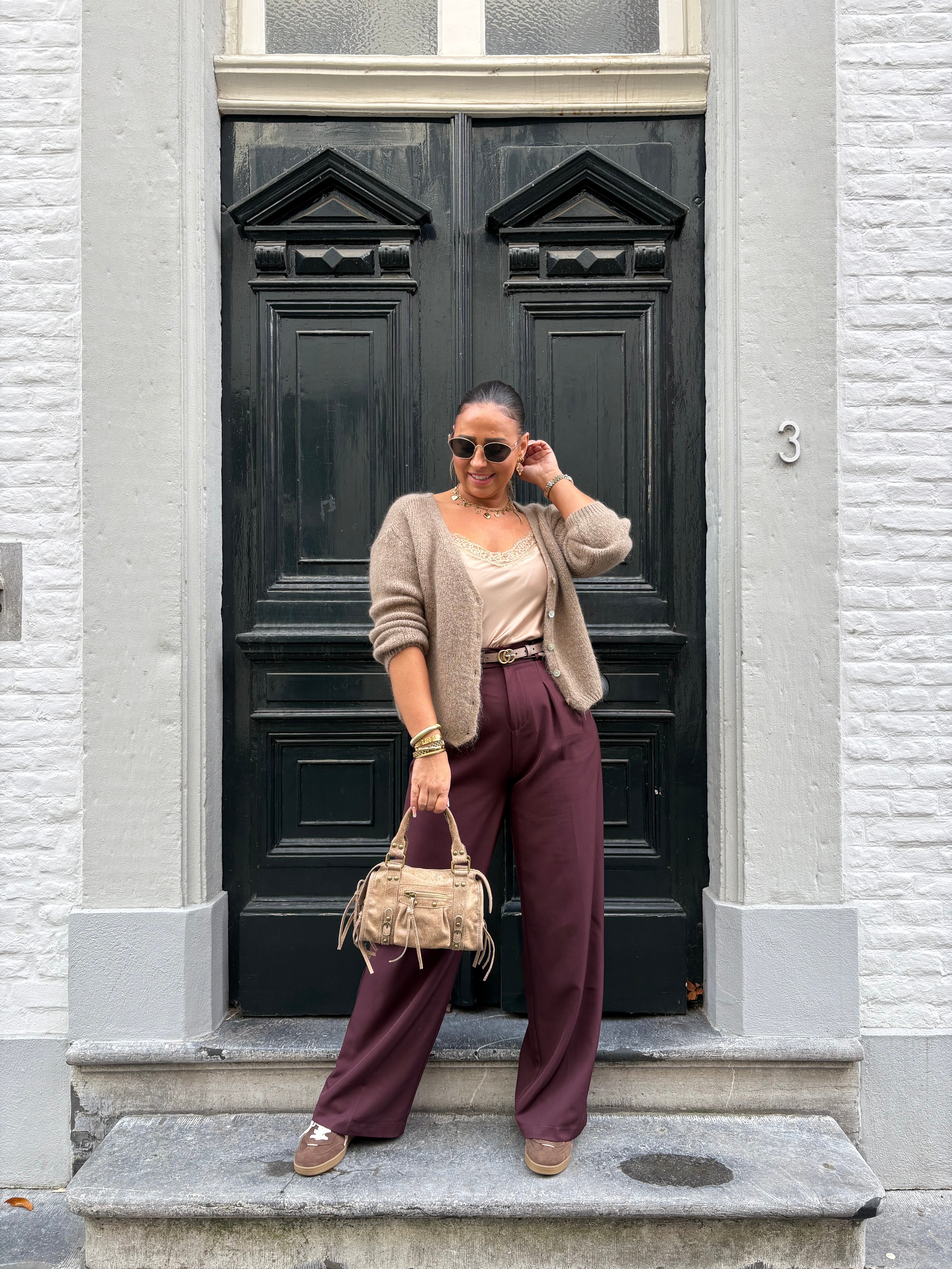 Love The Vibes Cardigan Light Brown