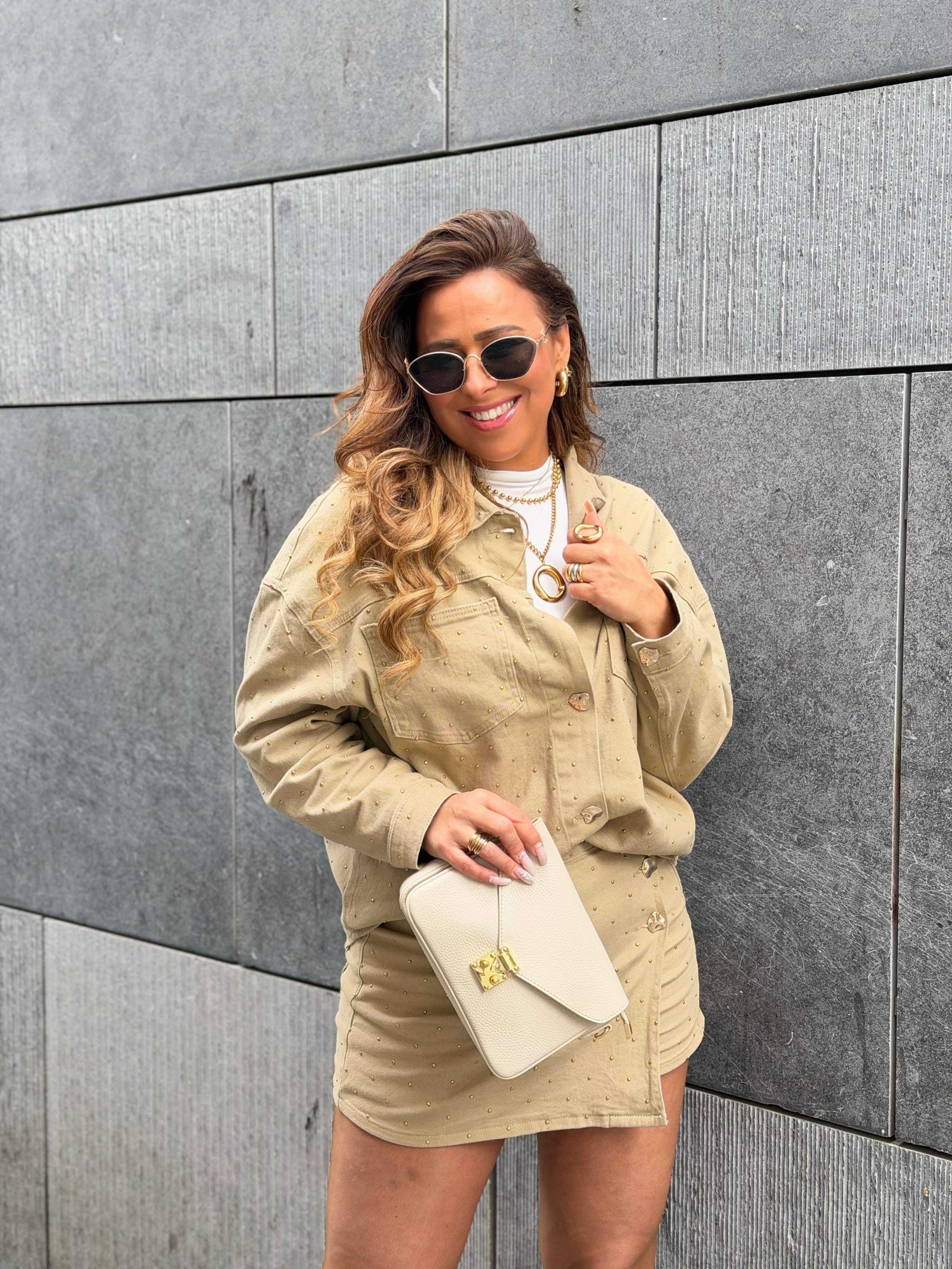 Denim Days Jacket Beige