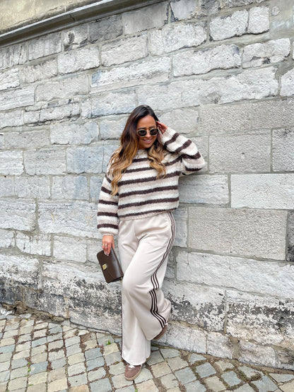 Stripes All Around Beige - MyBajka