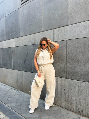 She Is The One Jogger Beige