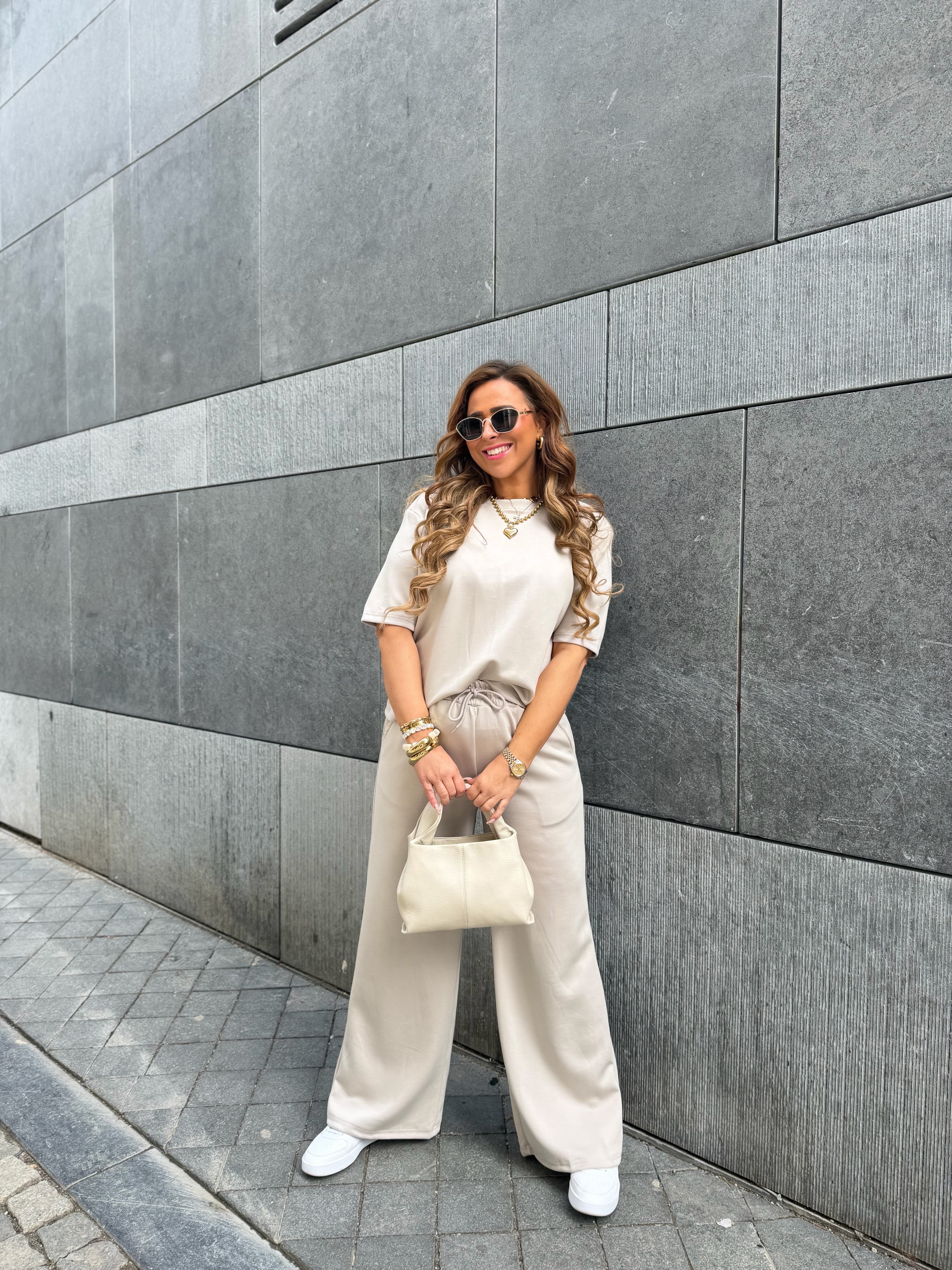 Comfy Girl Set Beige