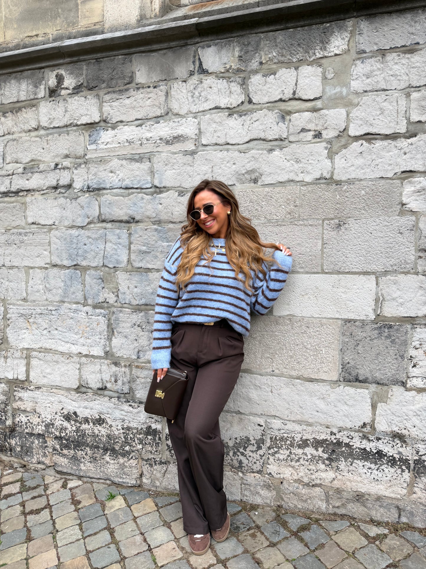 Light Blue Stripe Sweat