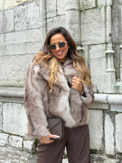 Magical Faux Fur Taupe