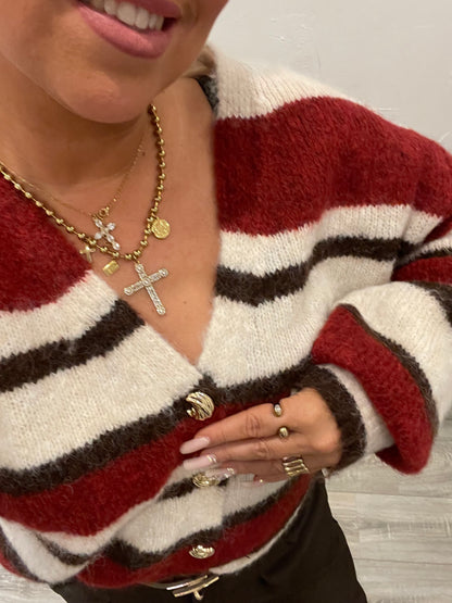 She Is All Around Wine Red