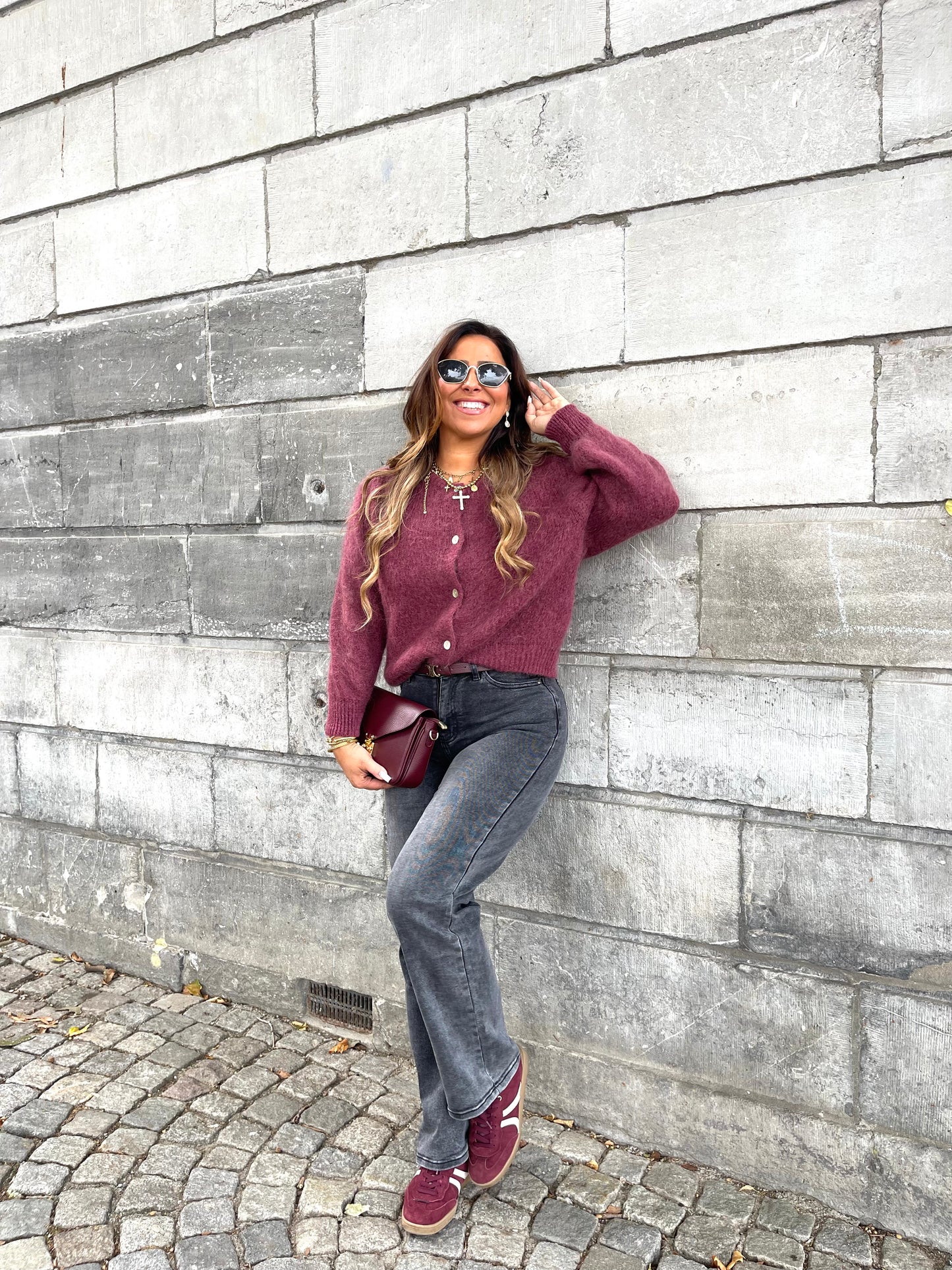 My Way Wide Leg Extra Stretch Dark Grey