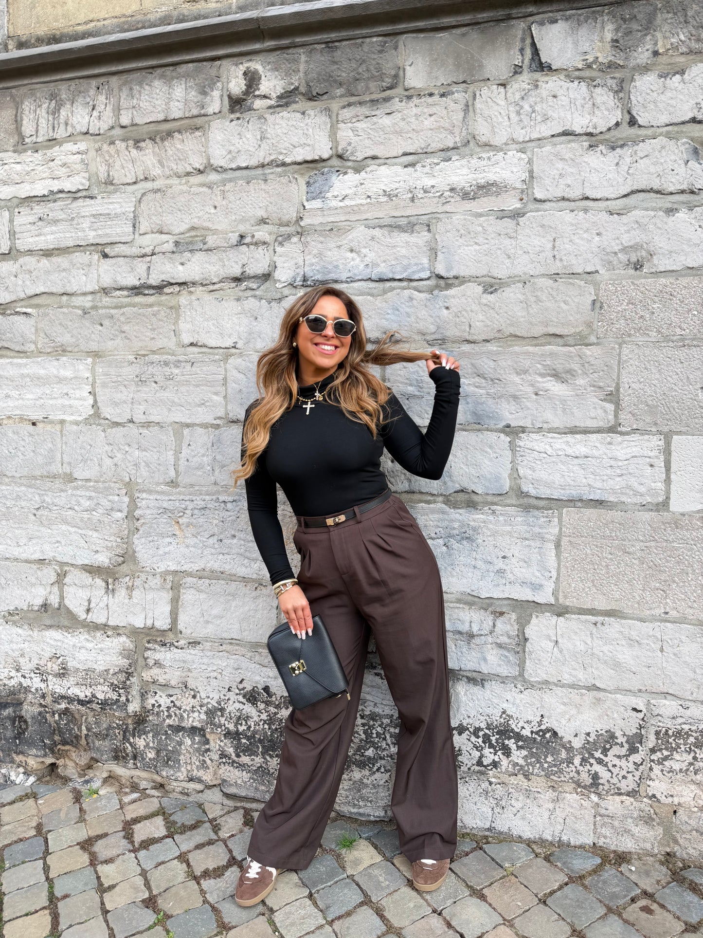 Basic Top High Neck Black