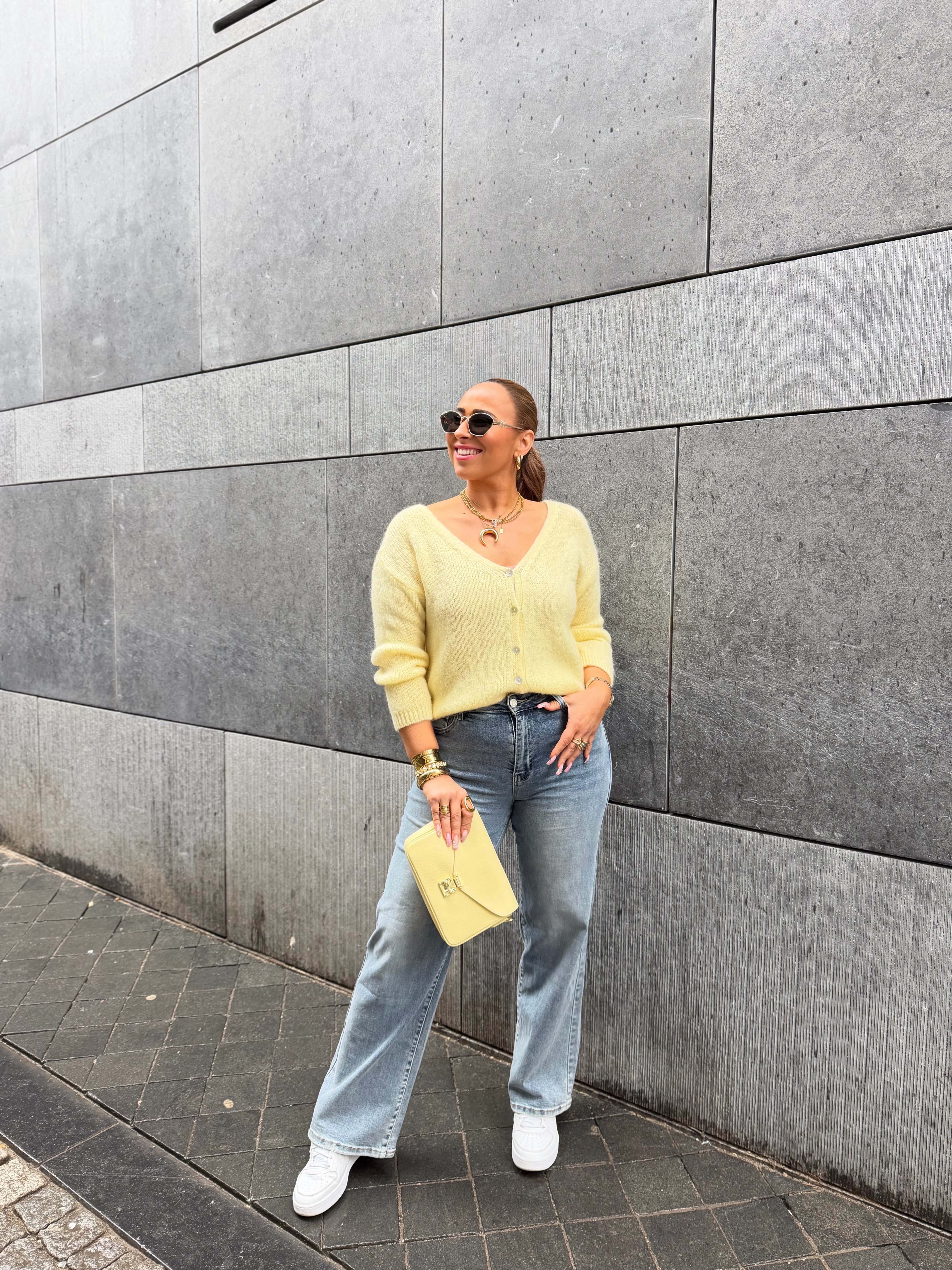 Love The Vibes Cardigan Butter Yellow