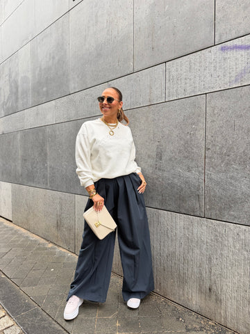 Shining Lover Pantalon Marine Blue