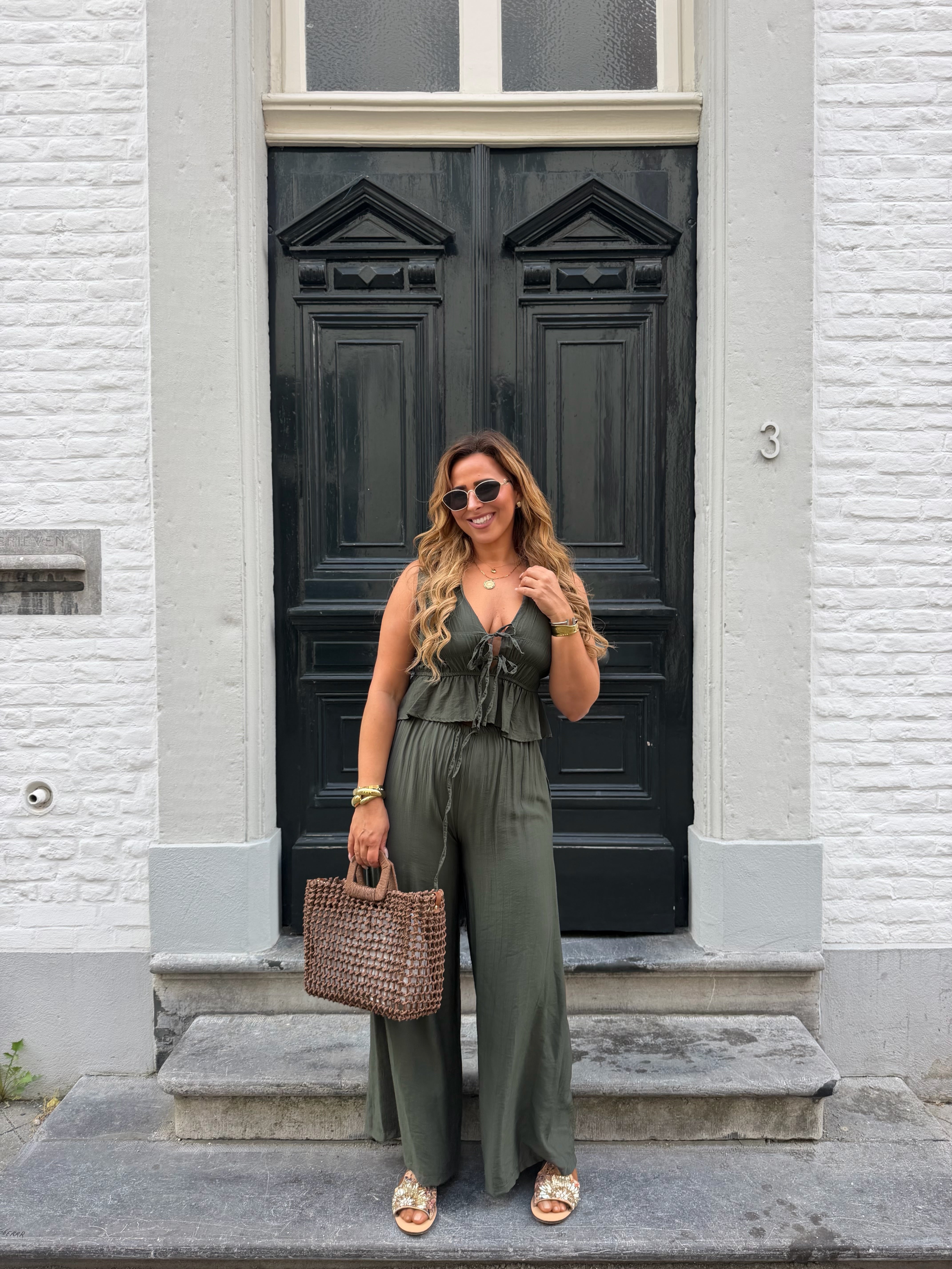 Vibing All Summer Khaki