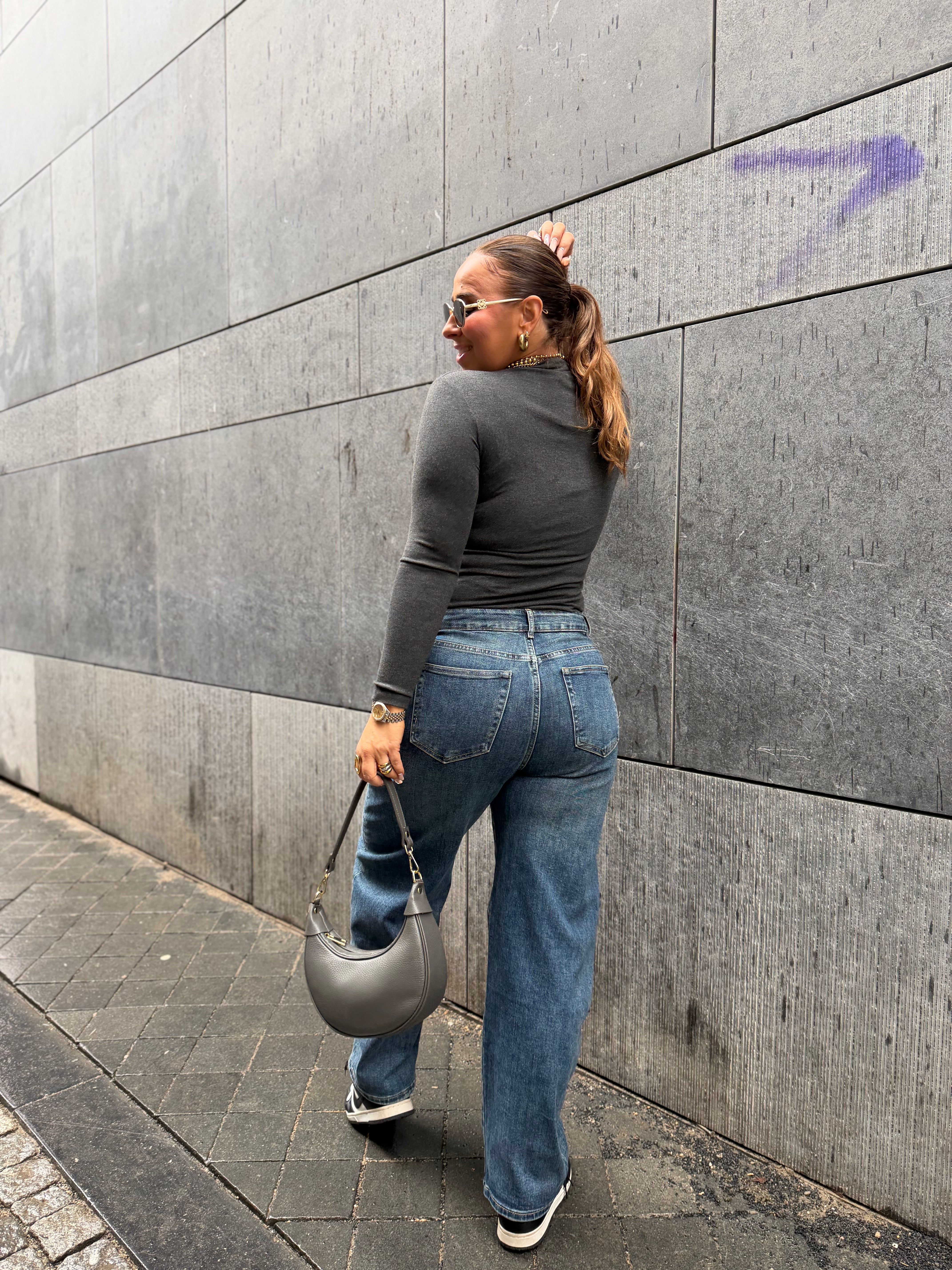 Ballon Jeans Dark Blue Short Fit