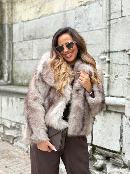 Magical Faux Fur Taupe