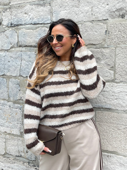 Stripes All Around Beige - MyBajka