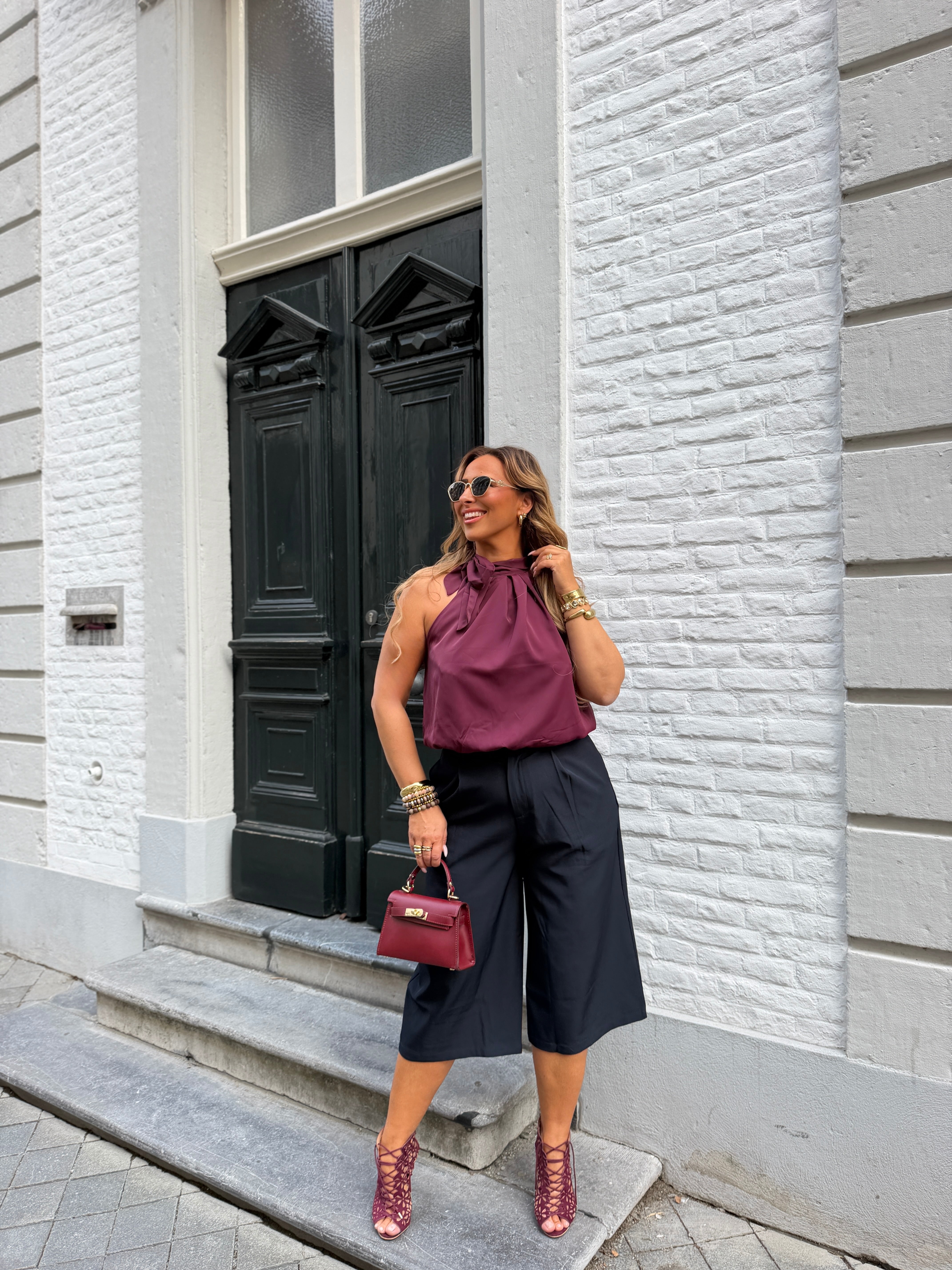 Gaya Top Burgundy