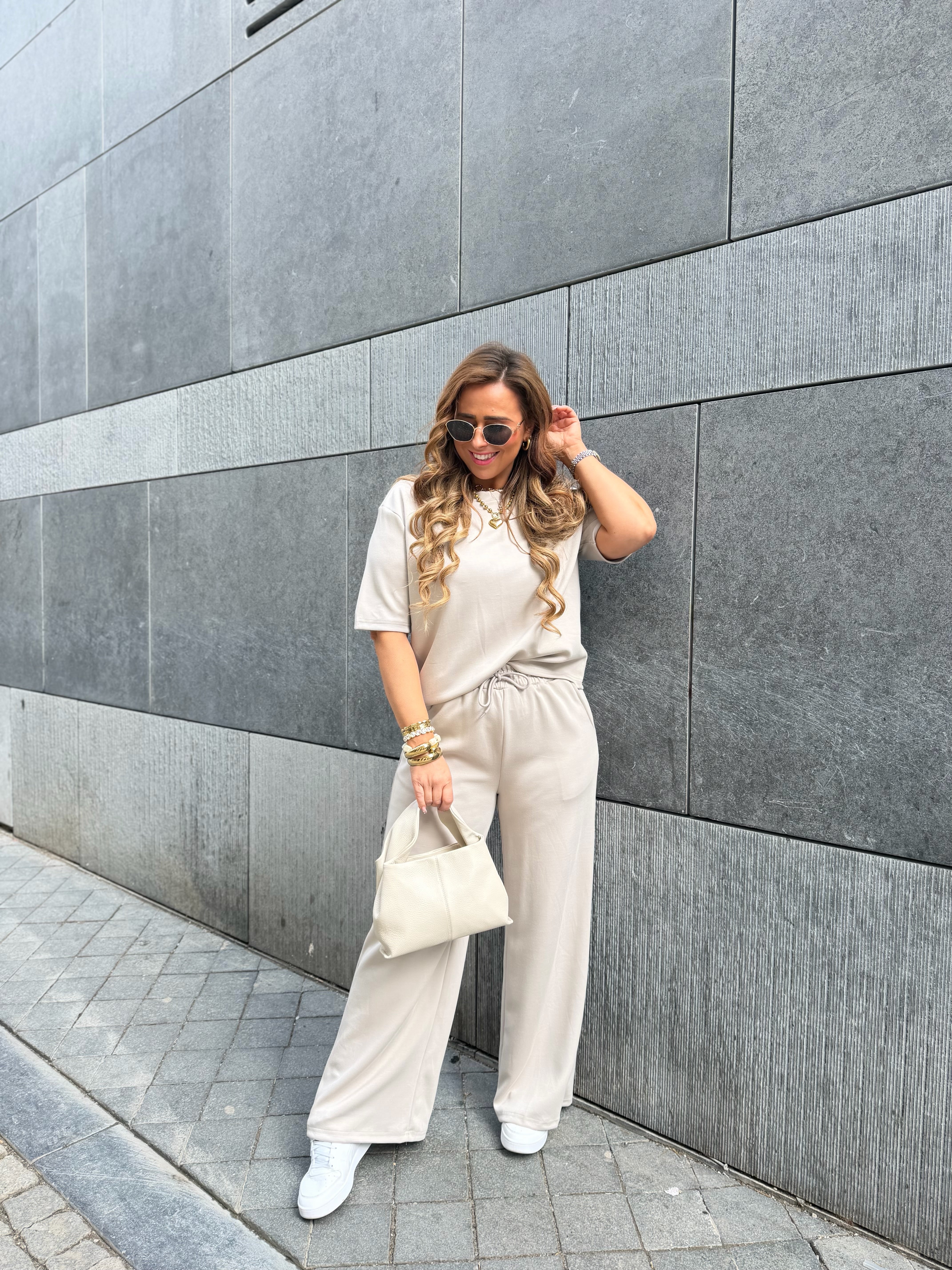 Comfy Girl Set Beige