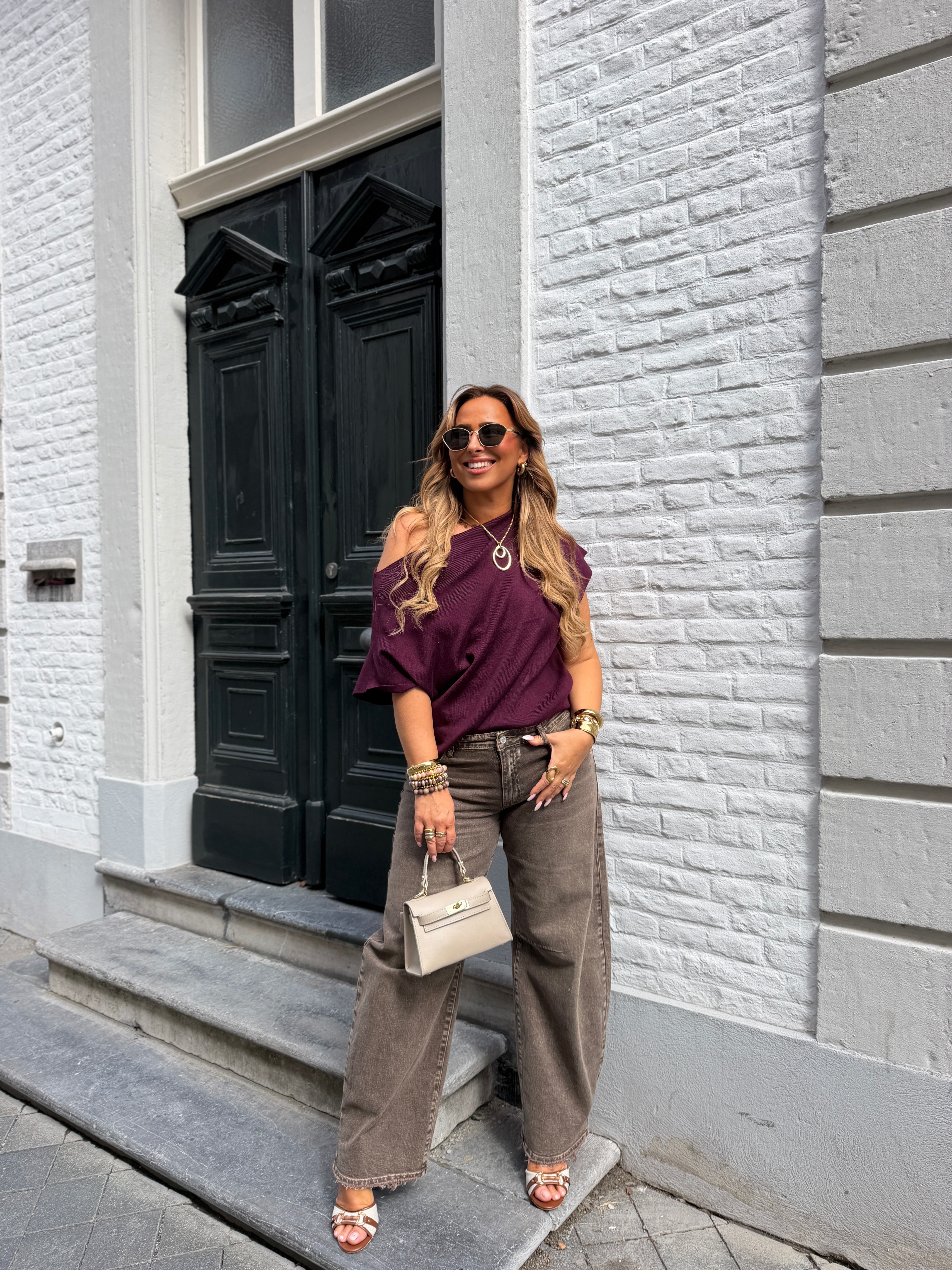 Sunset Vibes Top Burgundy