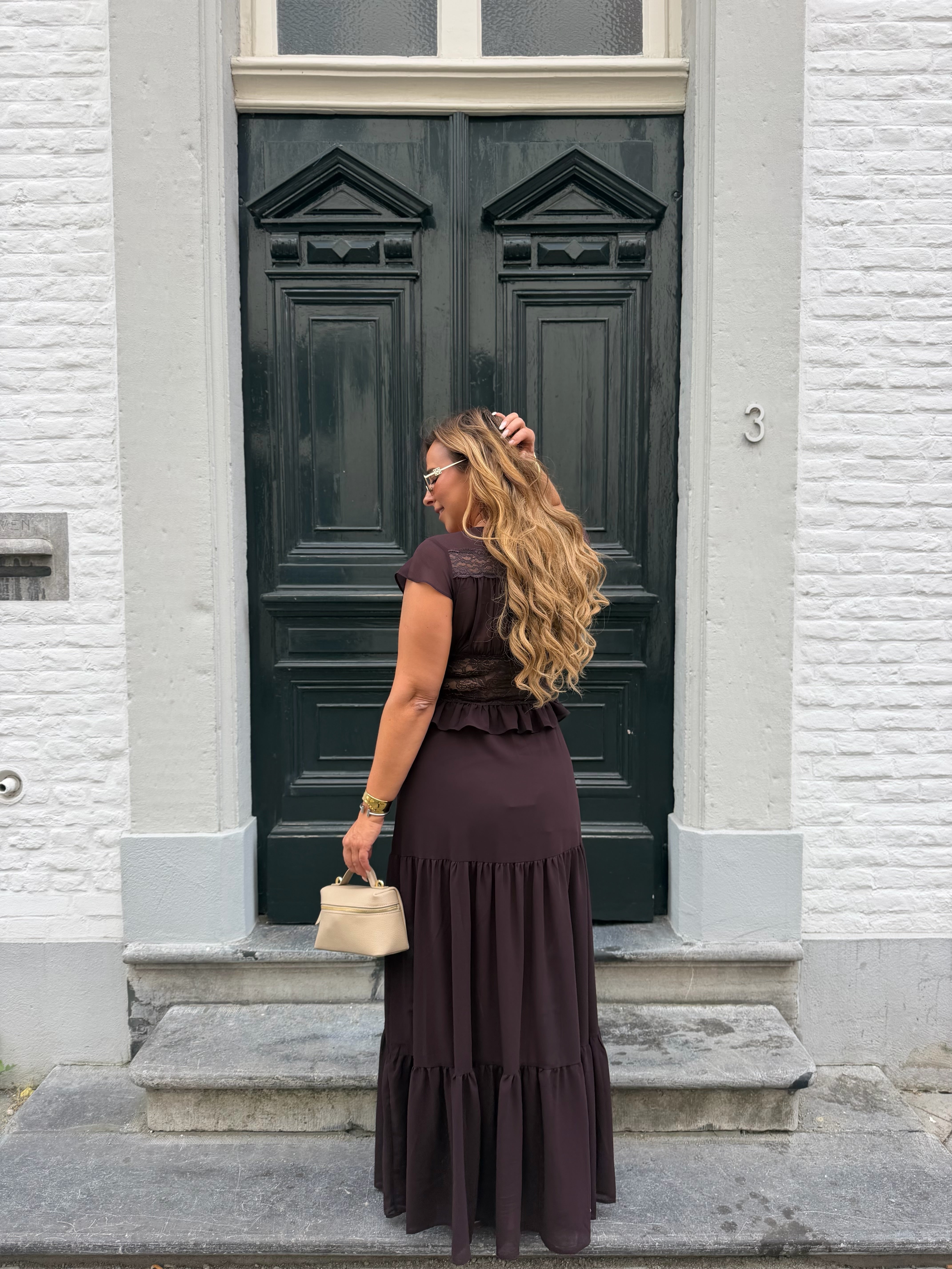 Romance In Florance Top Brown
