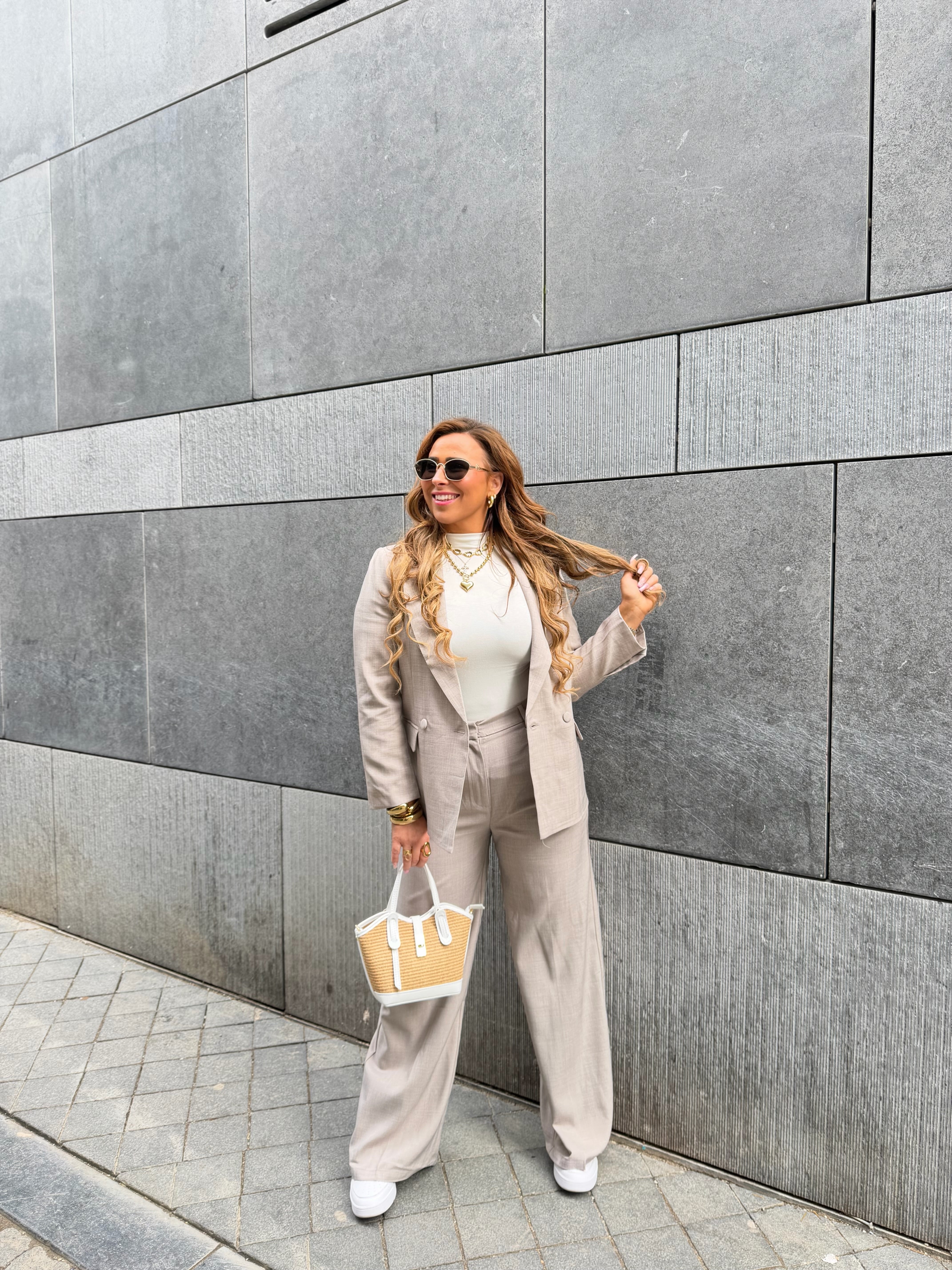 Forever Mine Blazer Taupe