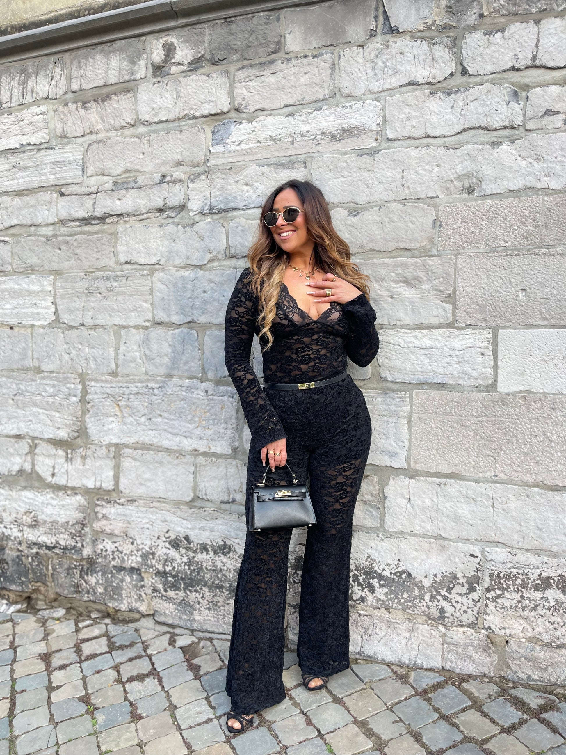 Midnight Lace Lover Body Black - MyBajka