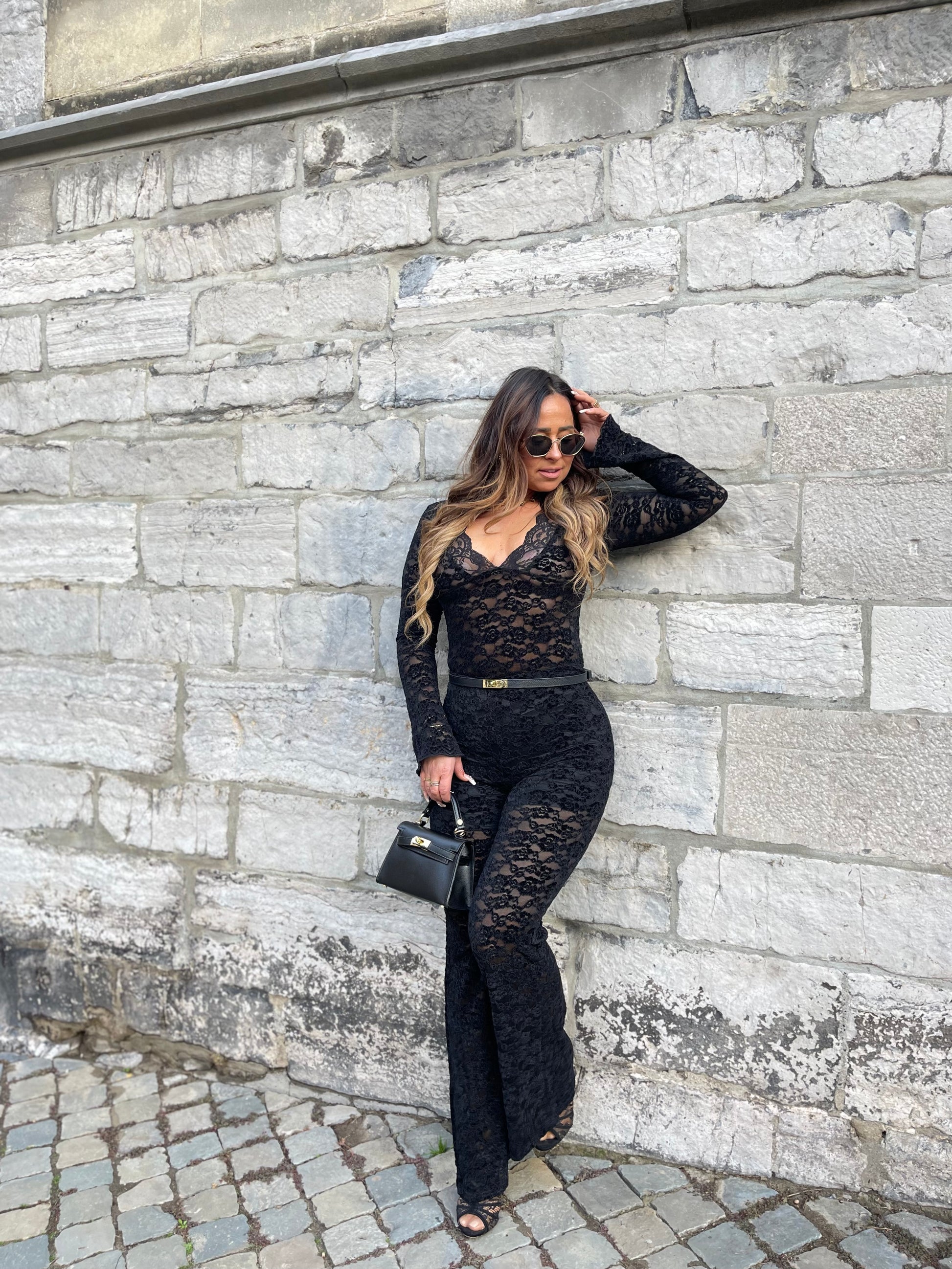 Midnight Lace Lover Body Black - MyBajka