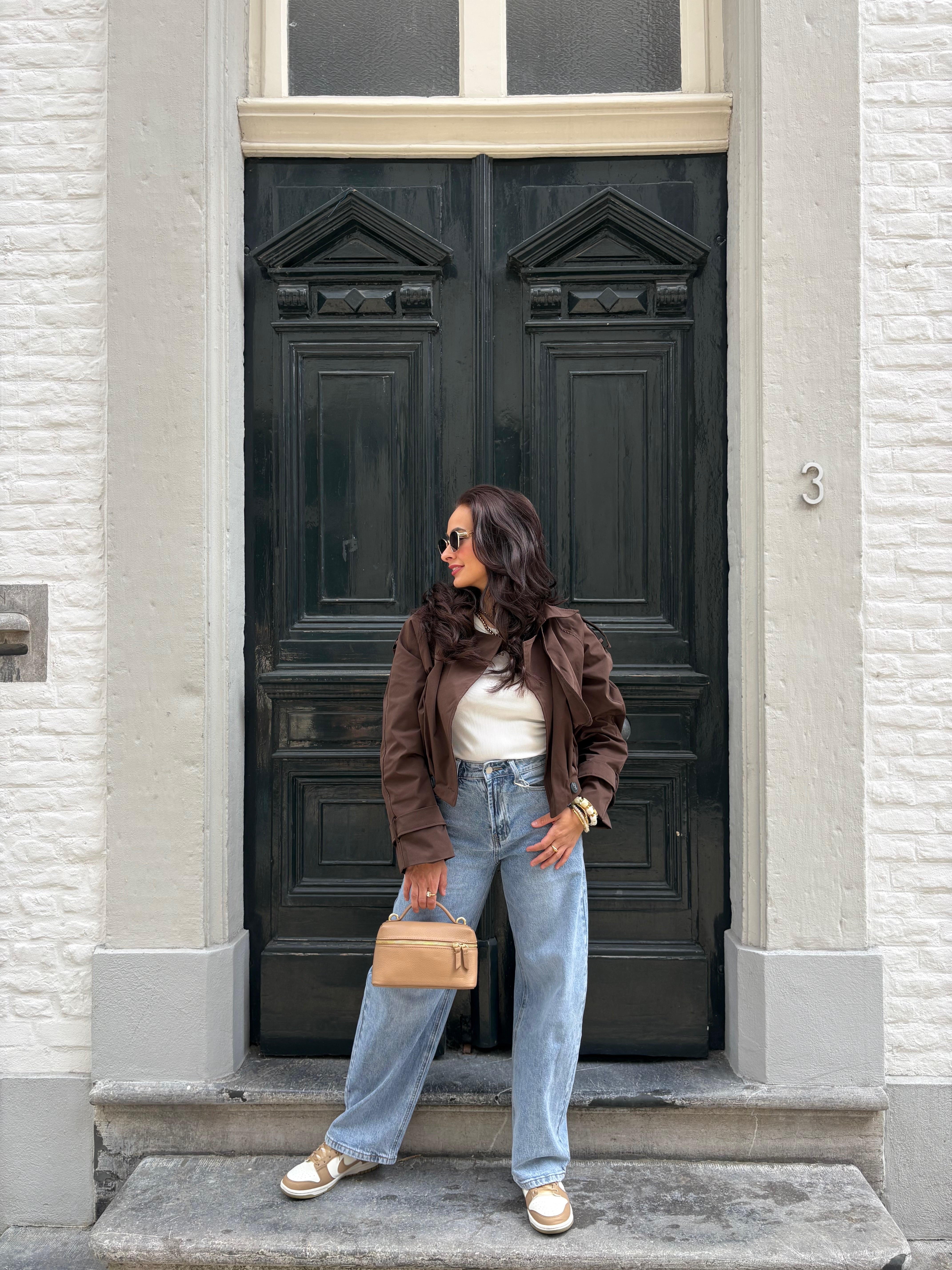 Trenchy Brown Short