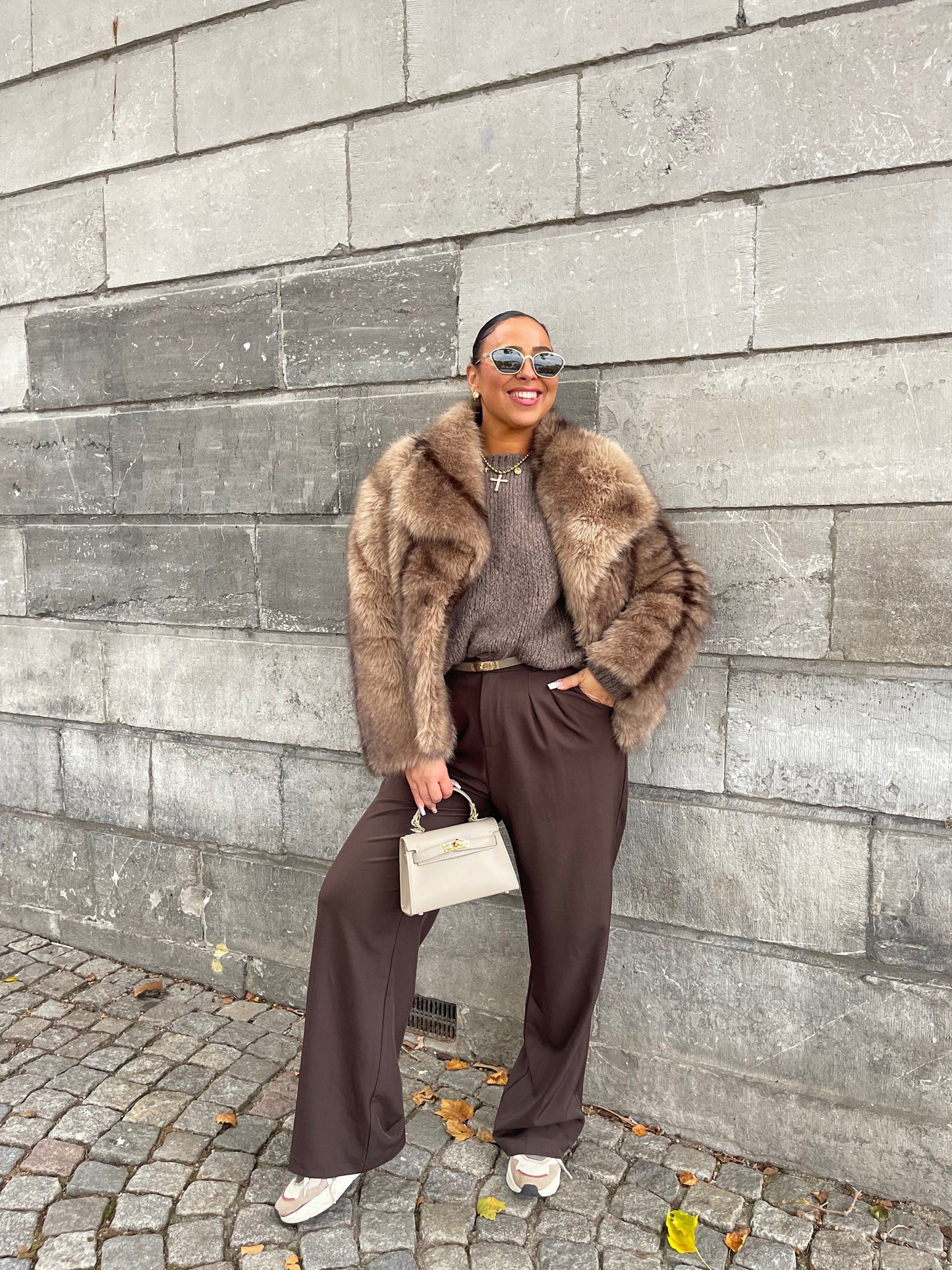Magical Faux Fur Brown/Taupe