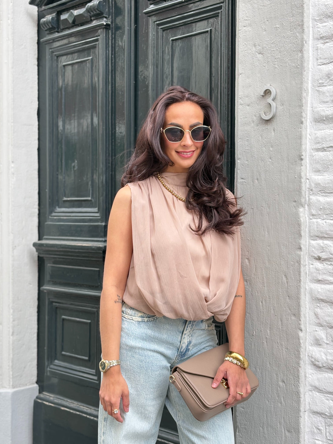 Dreamy Top Beige