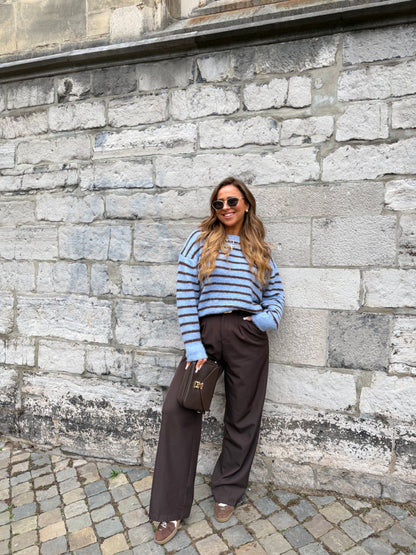 Light Blue Stripe Sweat